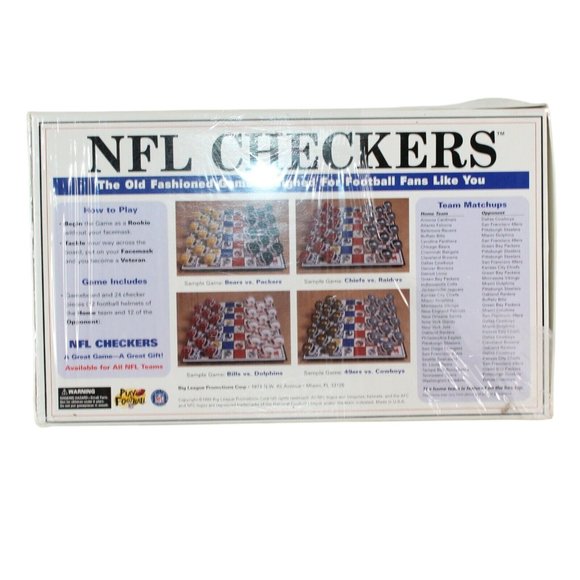 VTG Dallas Cowboys CHECKERS Board Game NFL Football Team VS San Francisco 1993 - Picture 3 of 7